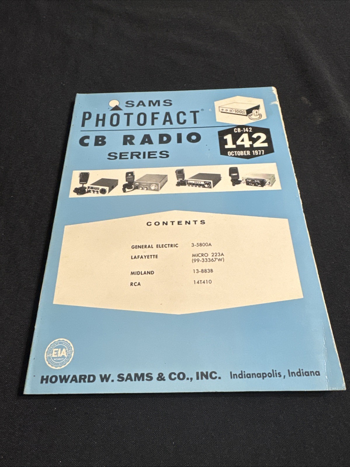 SAMS Photofact CB Radio Series Manual CB 142 October 1977