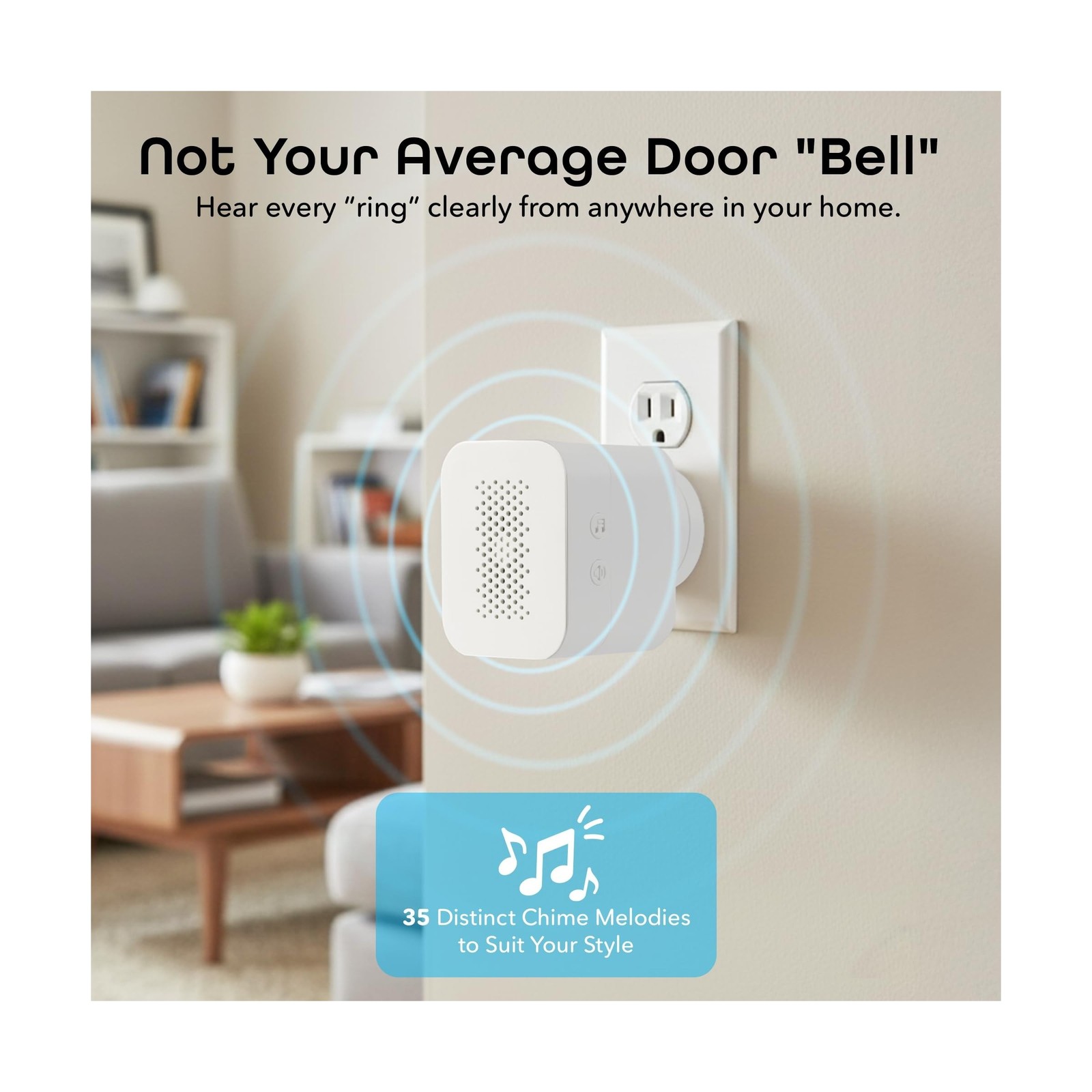 Geeni Halo 3MP Smart Video Doorbell Camera – Battery Powered or Hardwired