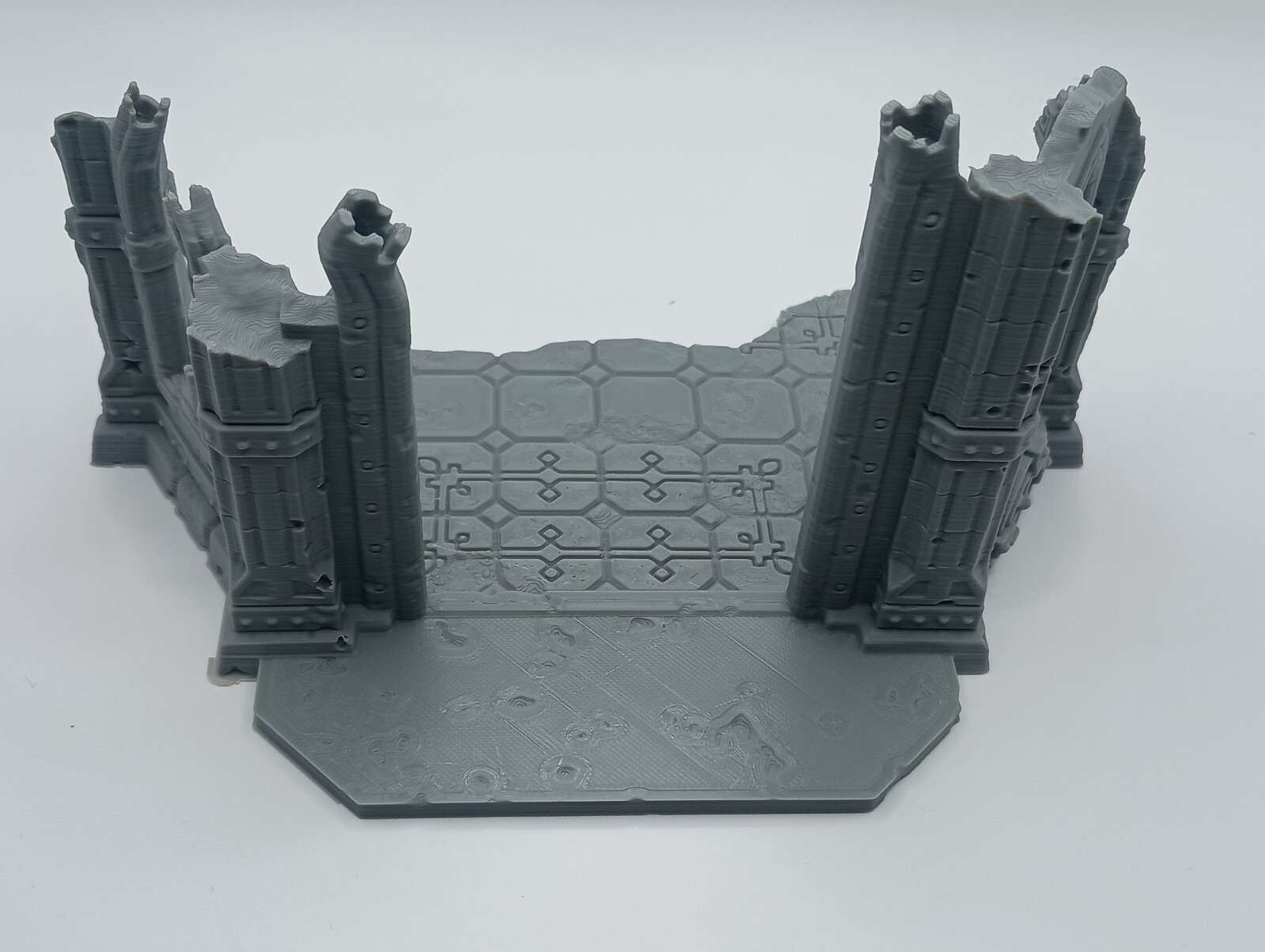 Gothic Sector 75 Modular Sci-Fi Ruins Building # 16 (32mm Scale) [PTO]
