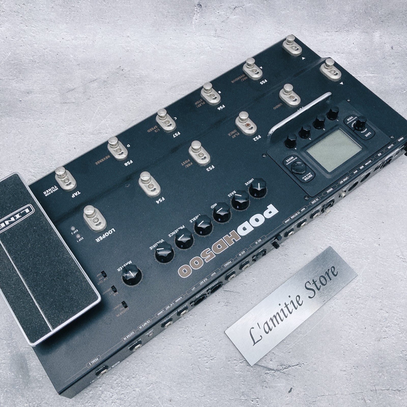 Line 6 POD HD500 Guitar Multi-Effects Processor Amp Modeling XLR PODHD500 HD 500