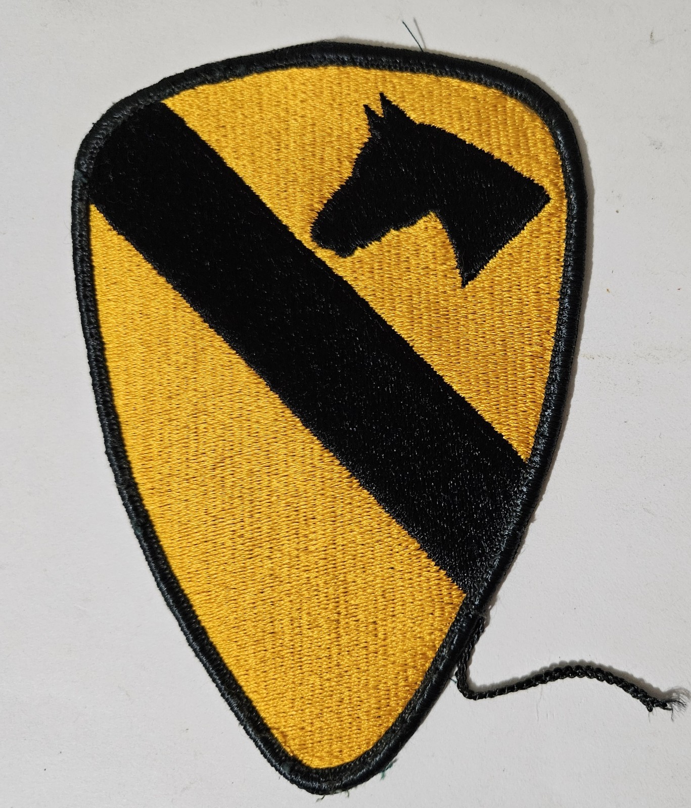 US Army 1st Cavalry Division Patch AG Border Appears to have never been used.