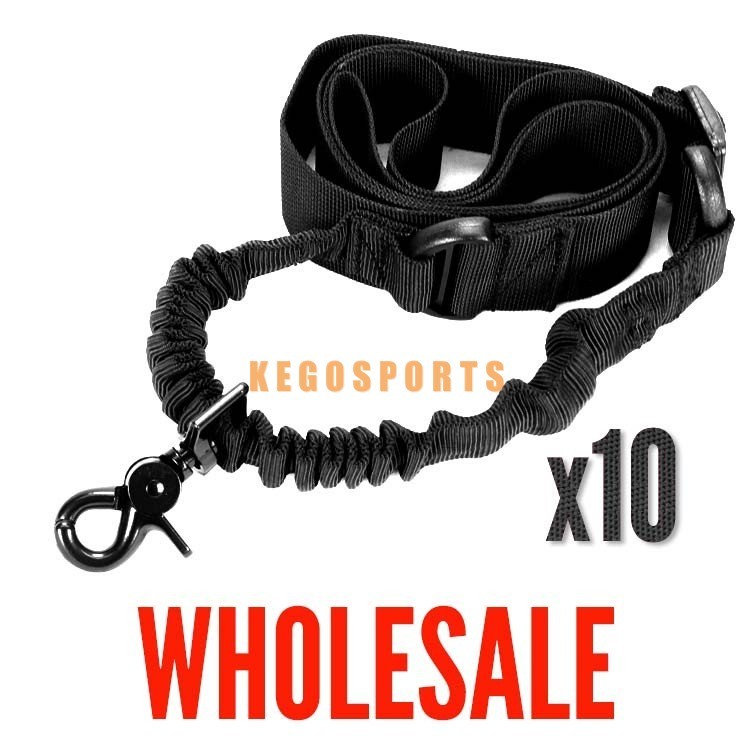 One Point Sling Adjustable Bungee Tactical Rifle Strap QD - Wholesale Lot of 10