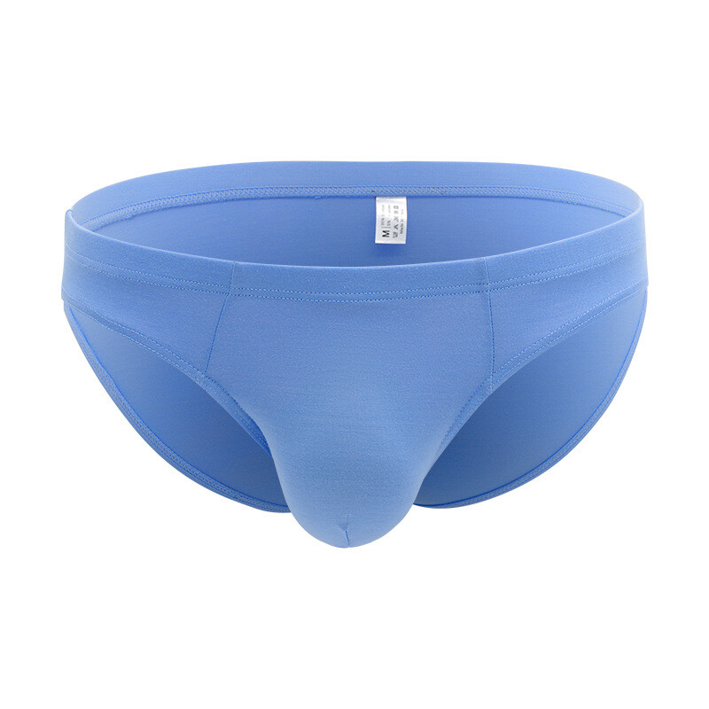 Men's Underwear Bamboo Fiber Antibacterial Briefs Loose Fit Breathable Underwear