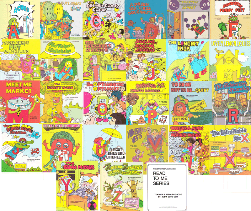 Letter People A-Z Volume 2 PDF Read 2 Me Book Collection (CD, Flash, or DL)