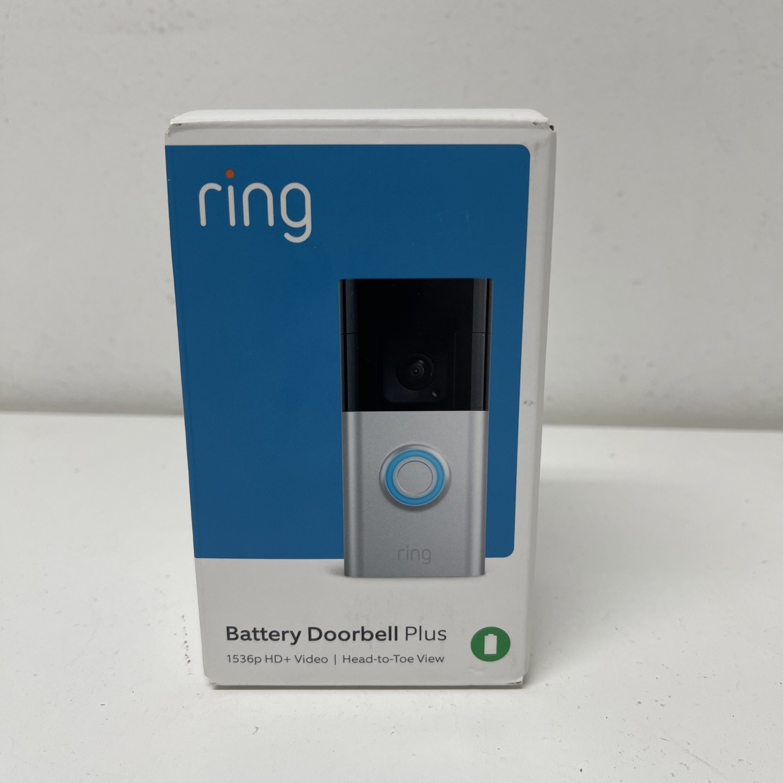 Ring Battery Doorbell Plus 1536p HD Wi-Fi Video Doorbell  New/Open Box