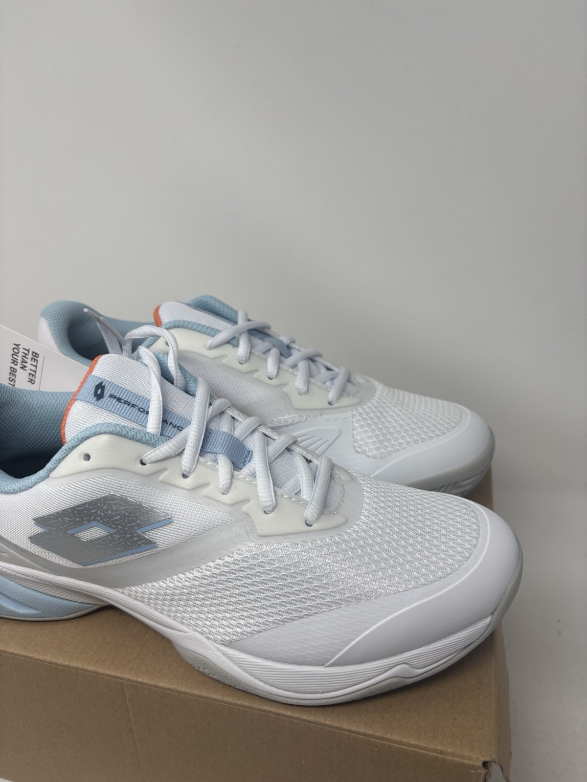 Lotto Mirage 400 Allround Clay Hard Court Tennis Shoes White Women’s Size 10