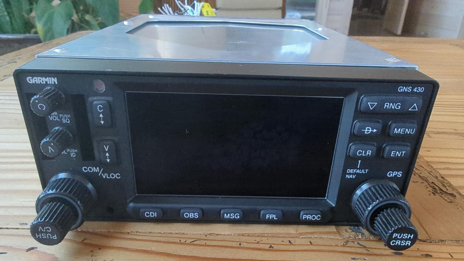 Garmin GNS 430W WAAS P/N 011-01060-00 with Tray, Backplate, Connectors, 8130-3