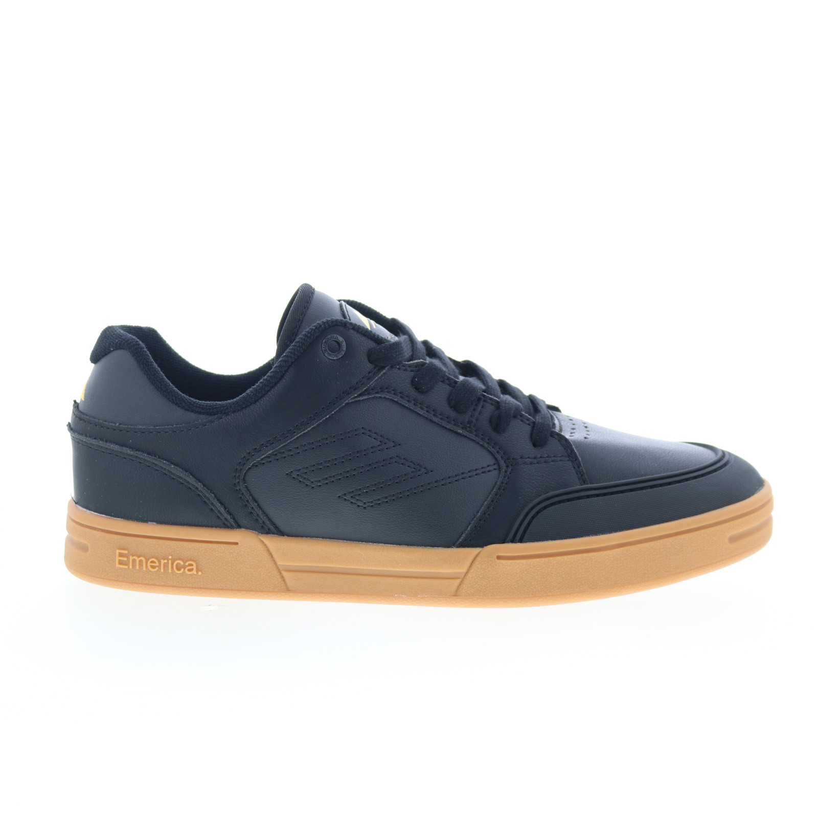 Emerica Heritic 6101000155964 Mens Black Skate Inspired Sneakers Shoes