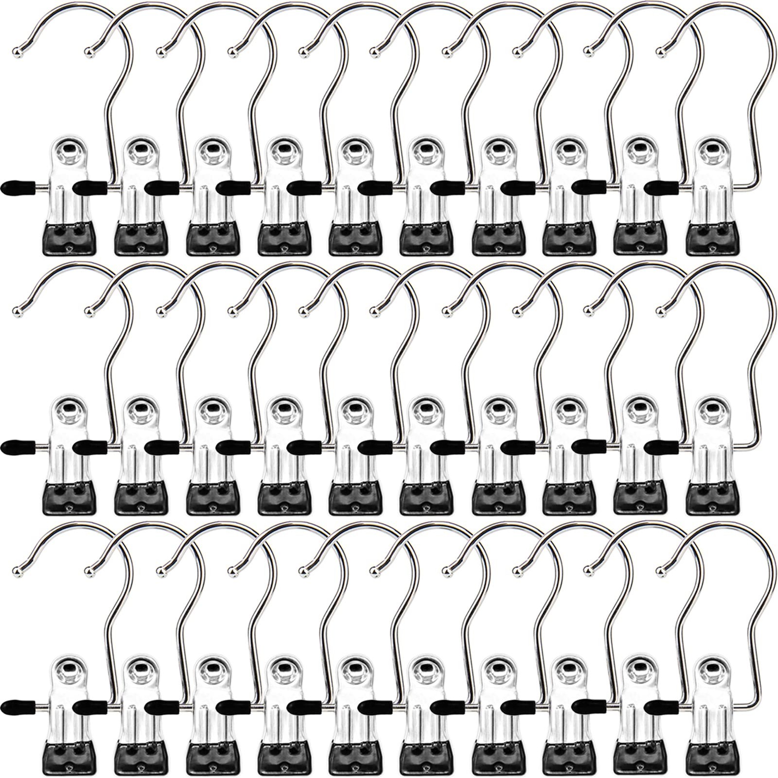 Laundry Hooks Hanging Clips Clothes Pins Closet Hanger Organizer Clamps Socks