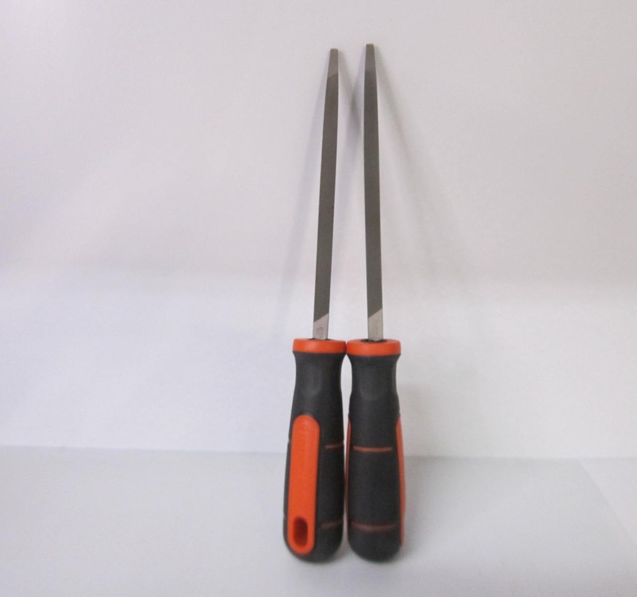CRESCENT NICHOLSON (21729HNN) 6" Single Cut Slim Taper File, Ergo Grip, Lot of 2