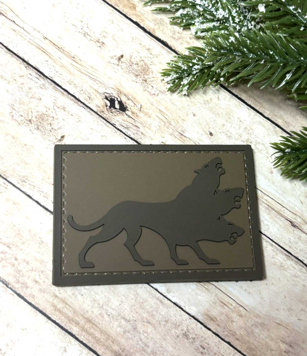 Wolves PVC Patch - Tactical Morale Wolf Patch - Military Gun Werewolf Patch