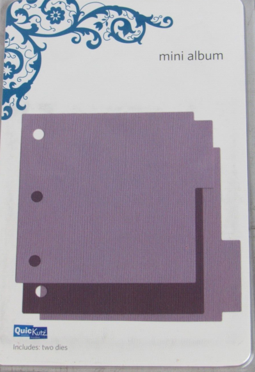 QuicKutz Mini Album 4x4, 2 Cutting Die Set REV-0042