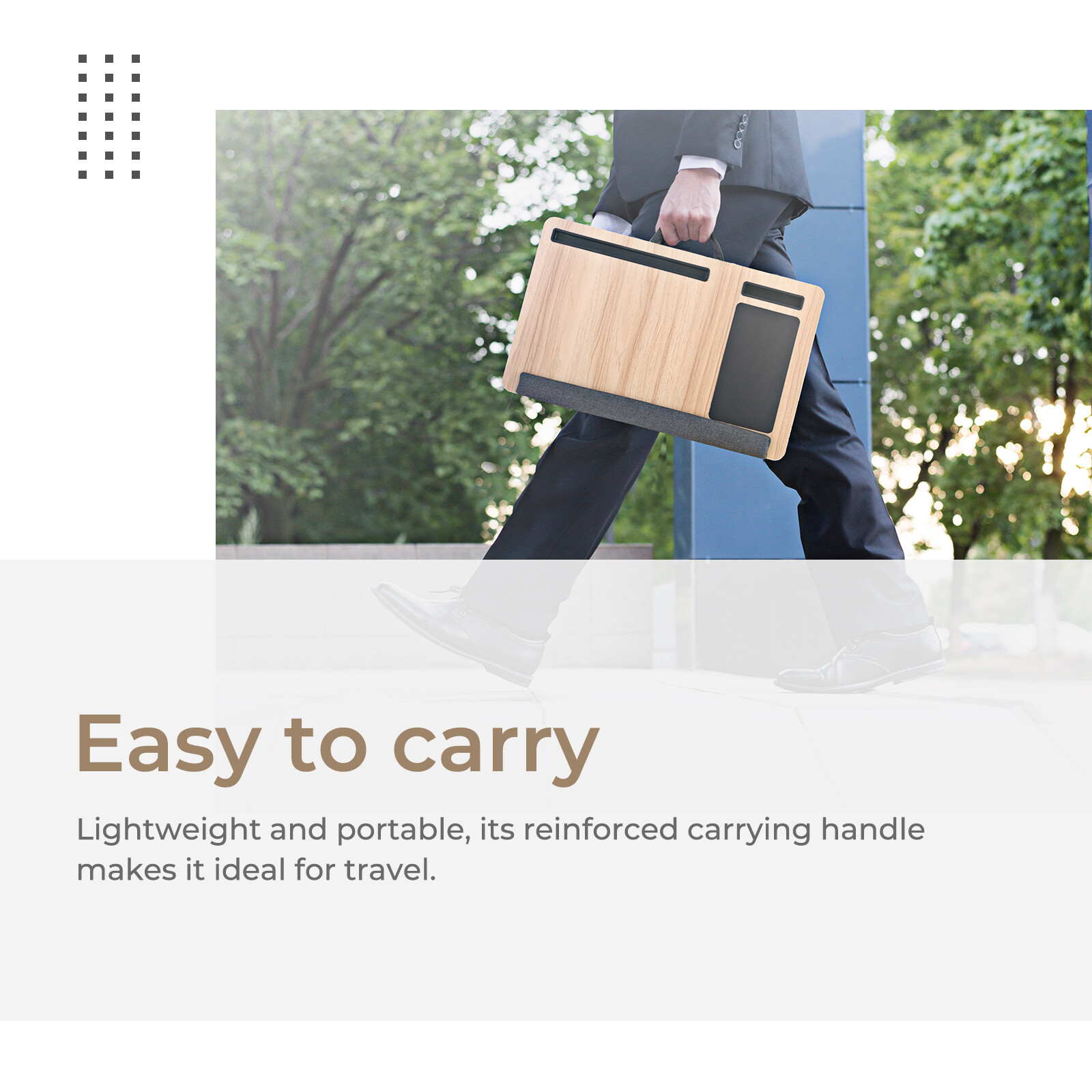 Portable Laptop Desk Table Tray Lap Computer Support Cushion Bed Pillow Cushion