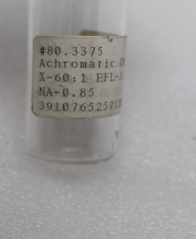New Rolyn Achromatic Microscope Objective Lens 60:1 N.A. 0.85