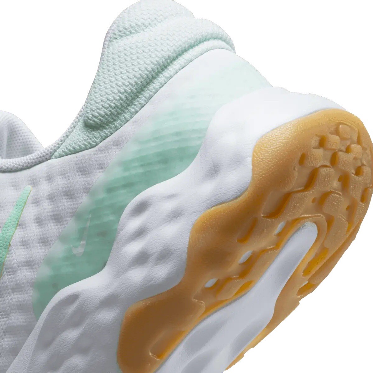 Women Nike Nike womens Renew Ride 3 Athletic Shoes White/Barely Green DC8184-101