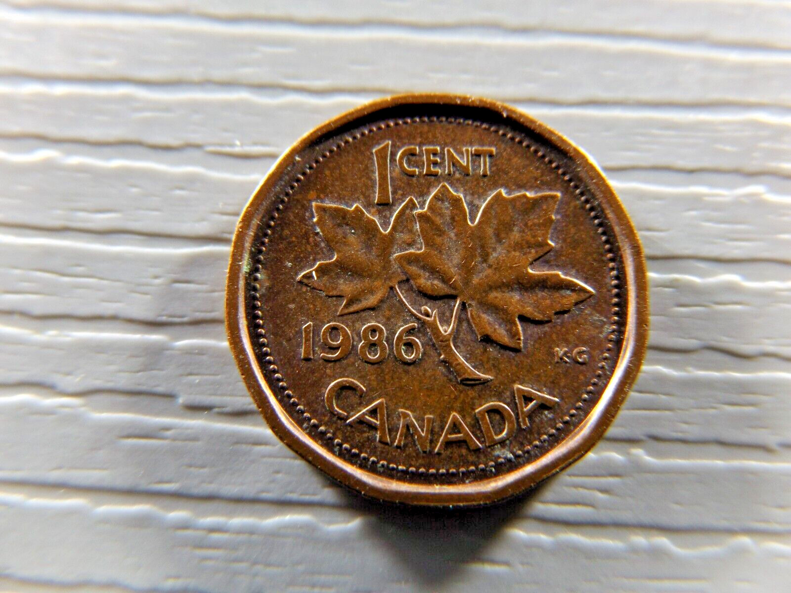 CANADA 1986 1 cent