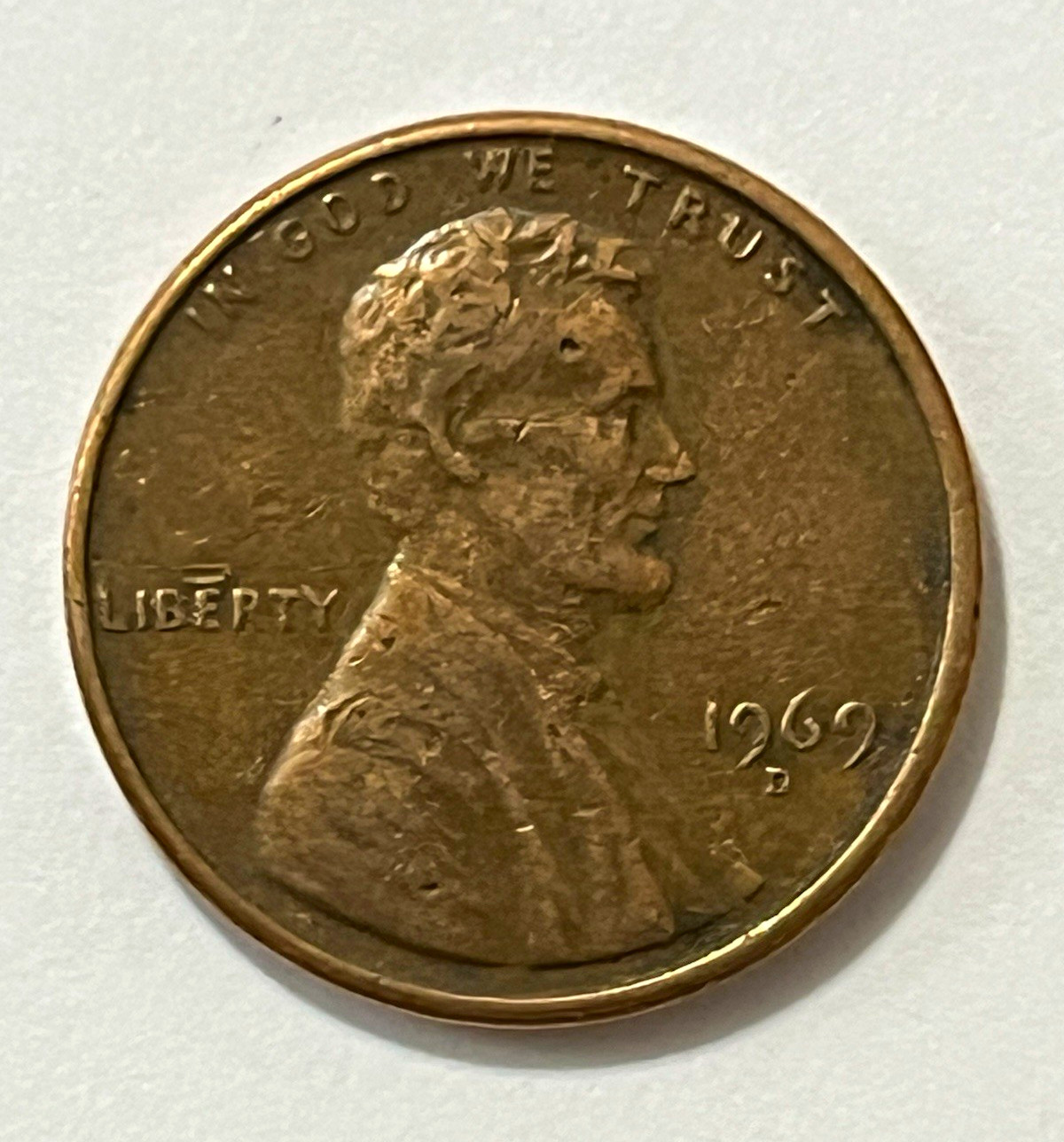 1969-D Lincoln Memorial Small Cent BN Copper Business Strike Philadelphia