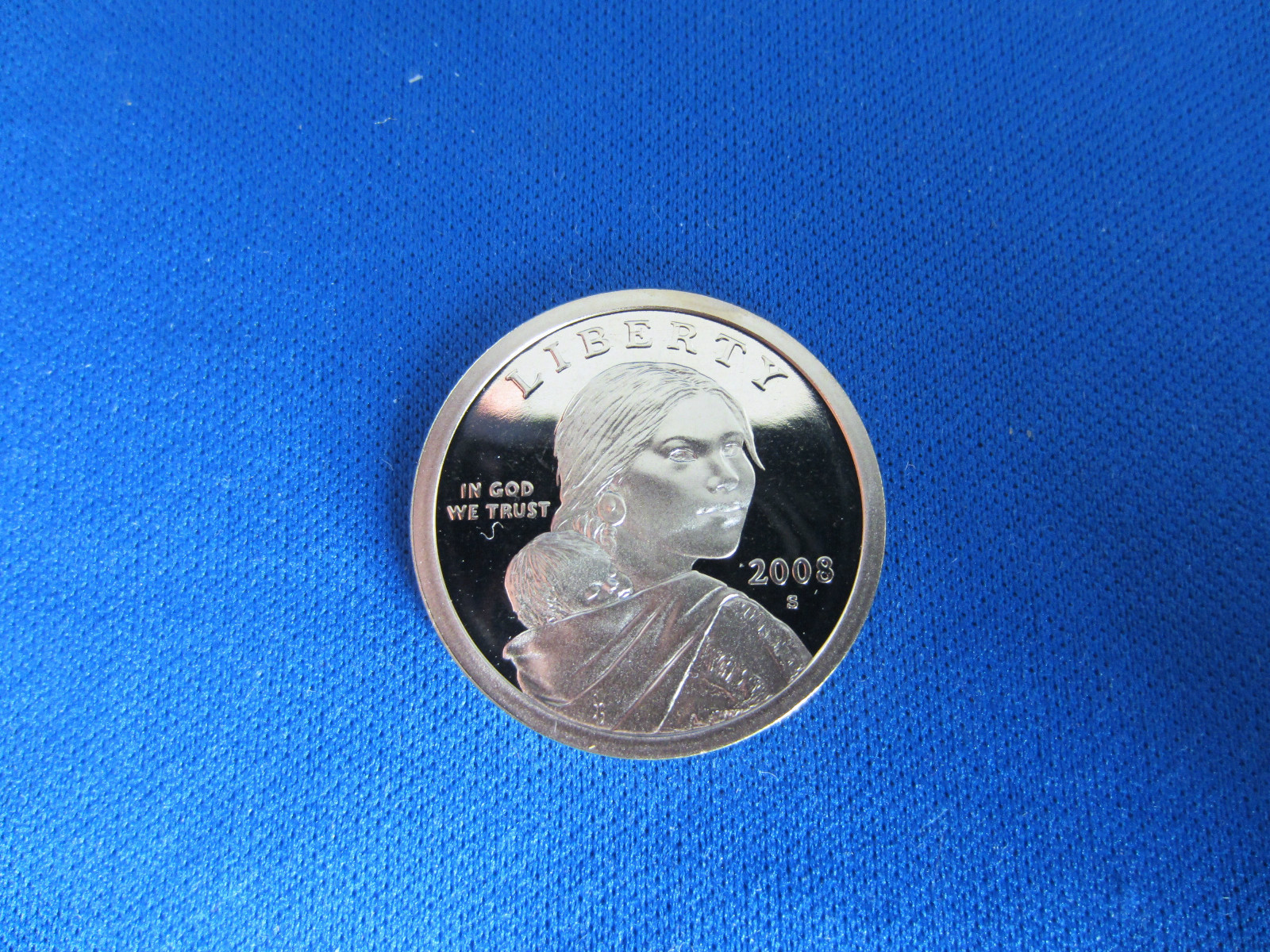 2008-S Native American Clad Sacagawea Dollar Deep Cameo Mirror Proof Upper Range