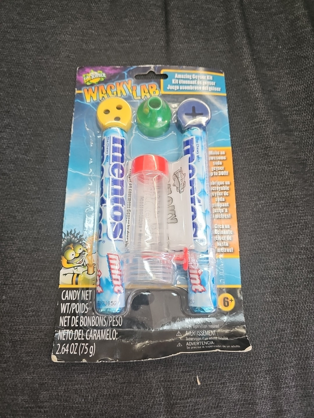 NEW 2013 Sealed Toys R Us Wacky Lab Rare Amazing Geyser Kit Mentos Edu Science