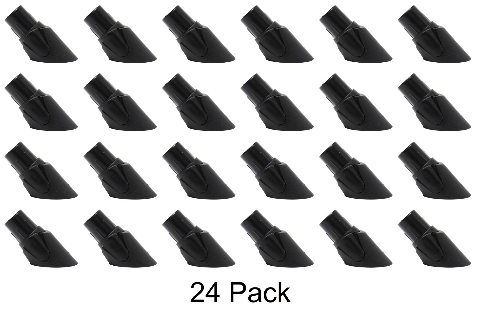 3/4" Black Plastic Adjustable Baluster Connector for Tube Posts