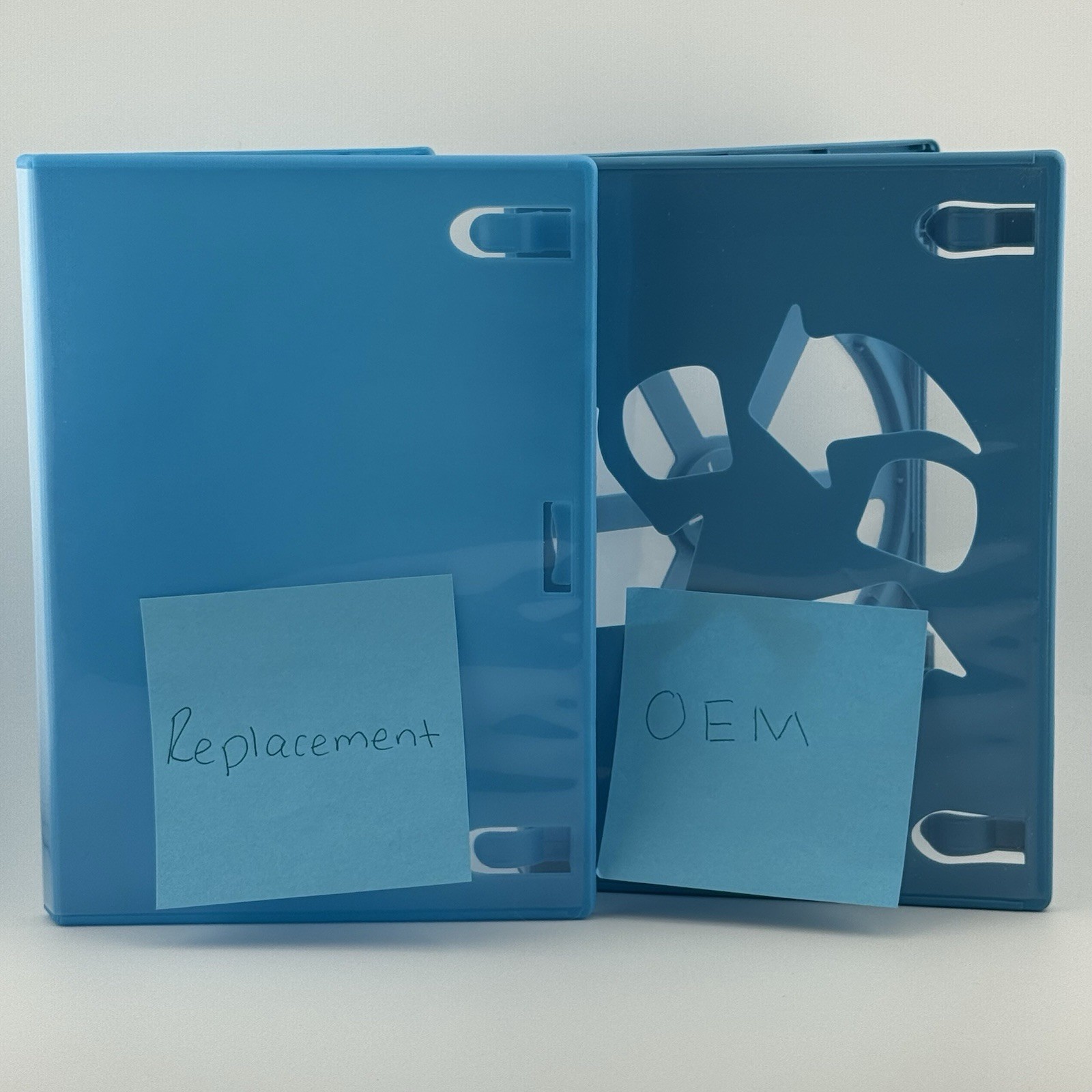 Nintendo Wii U New Game Disc Replacement Case Blue High Quality Dimension Match
