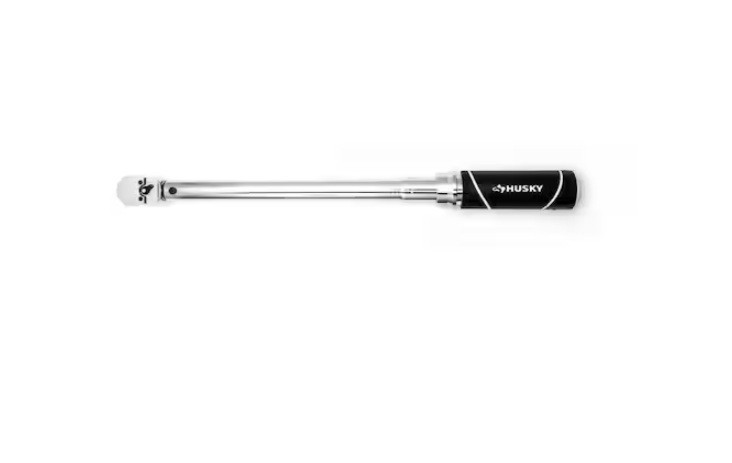Husky 564-394 3/8 in Drive Torque Wrench 20-100 ft lbs