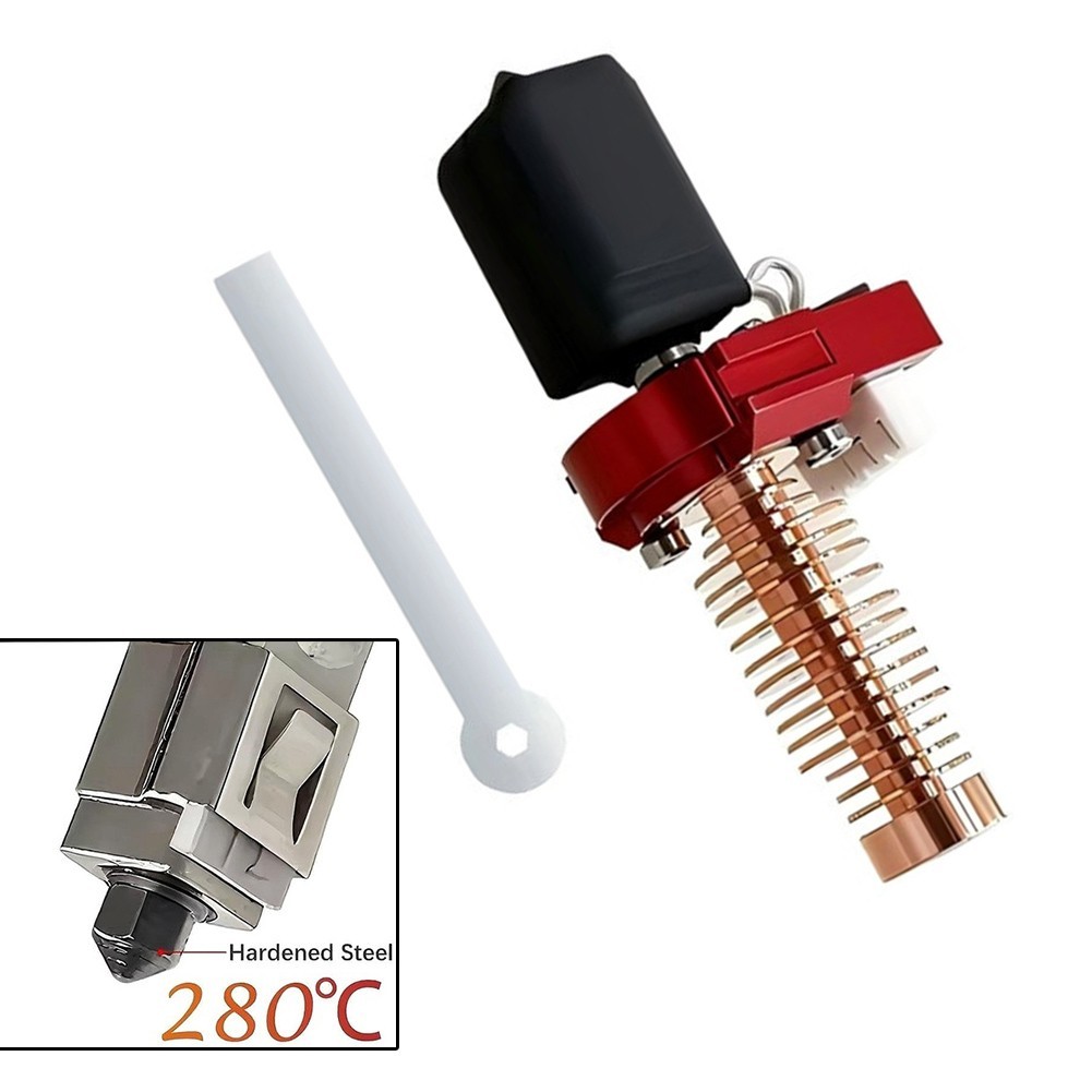 For FLASHFORGE AD5M Nozzle Extruder Kit Quick Release Hardened Steel Hot End