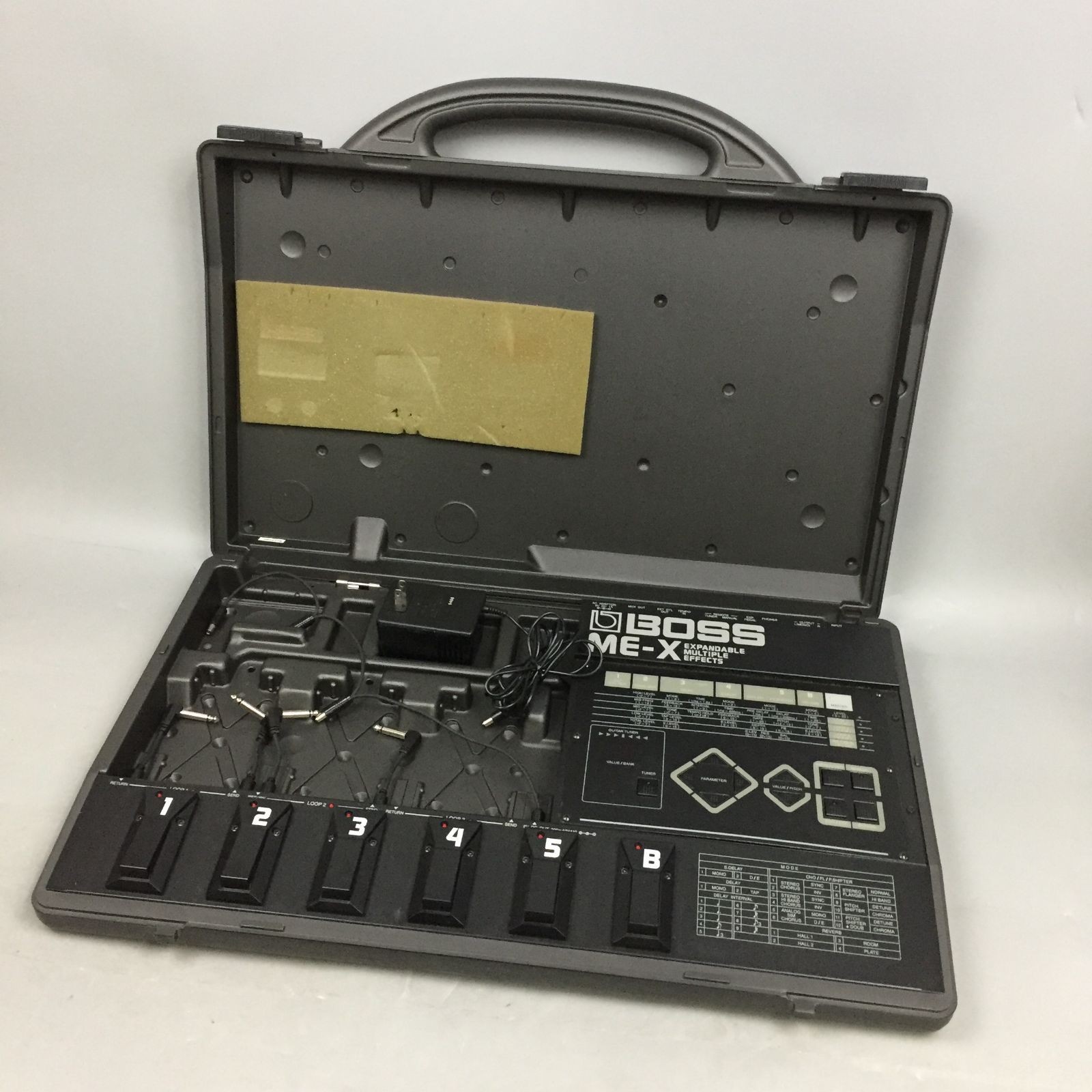 BOSS ME-X Expandable Multiple Effects Case Adapter Used