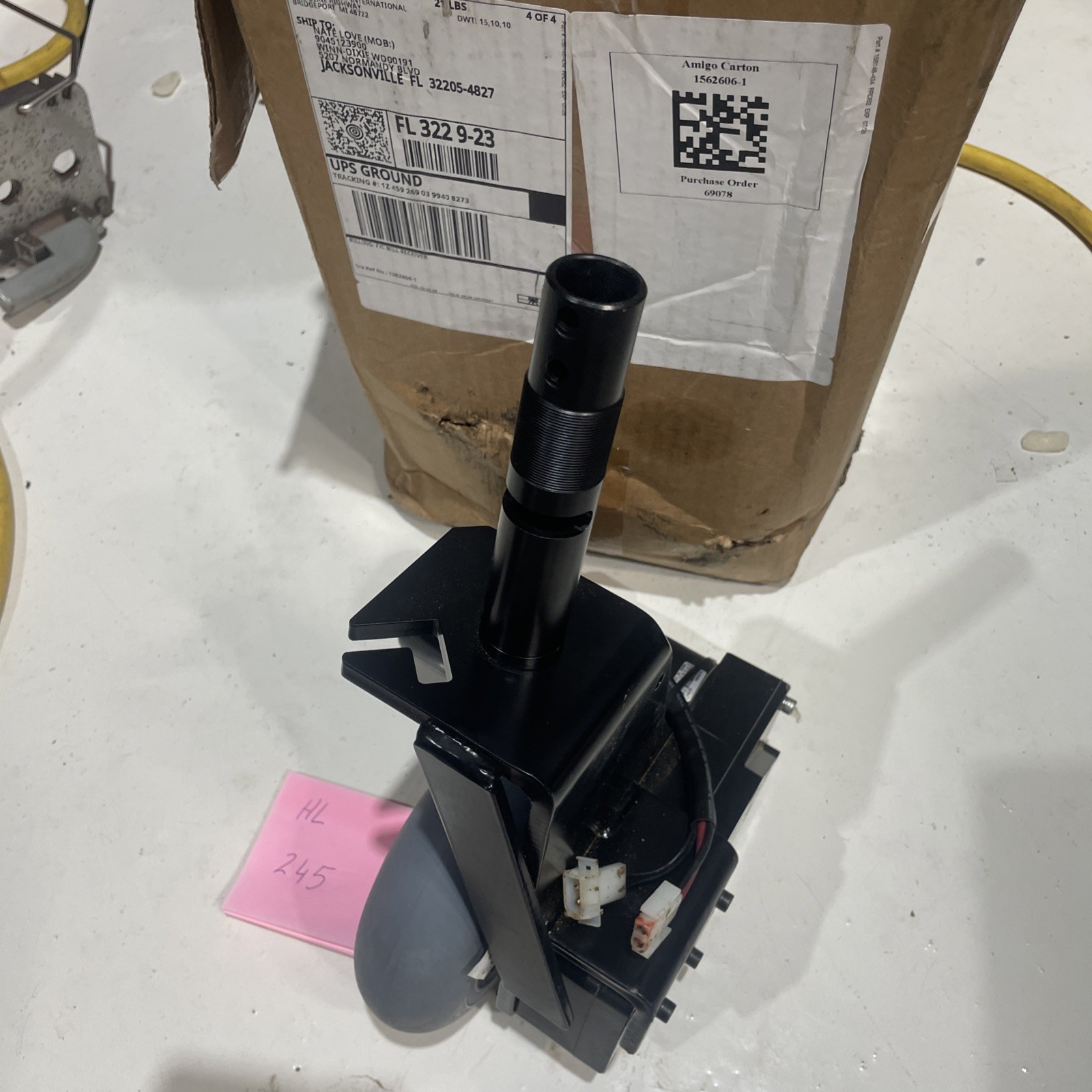 Front drive with wheel 992-8197 certified replacement part. Amigo Value Cart