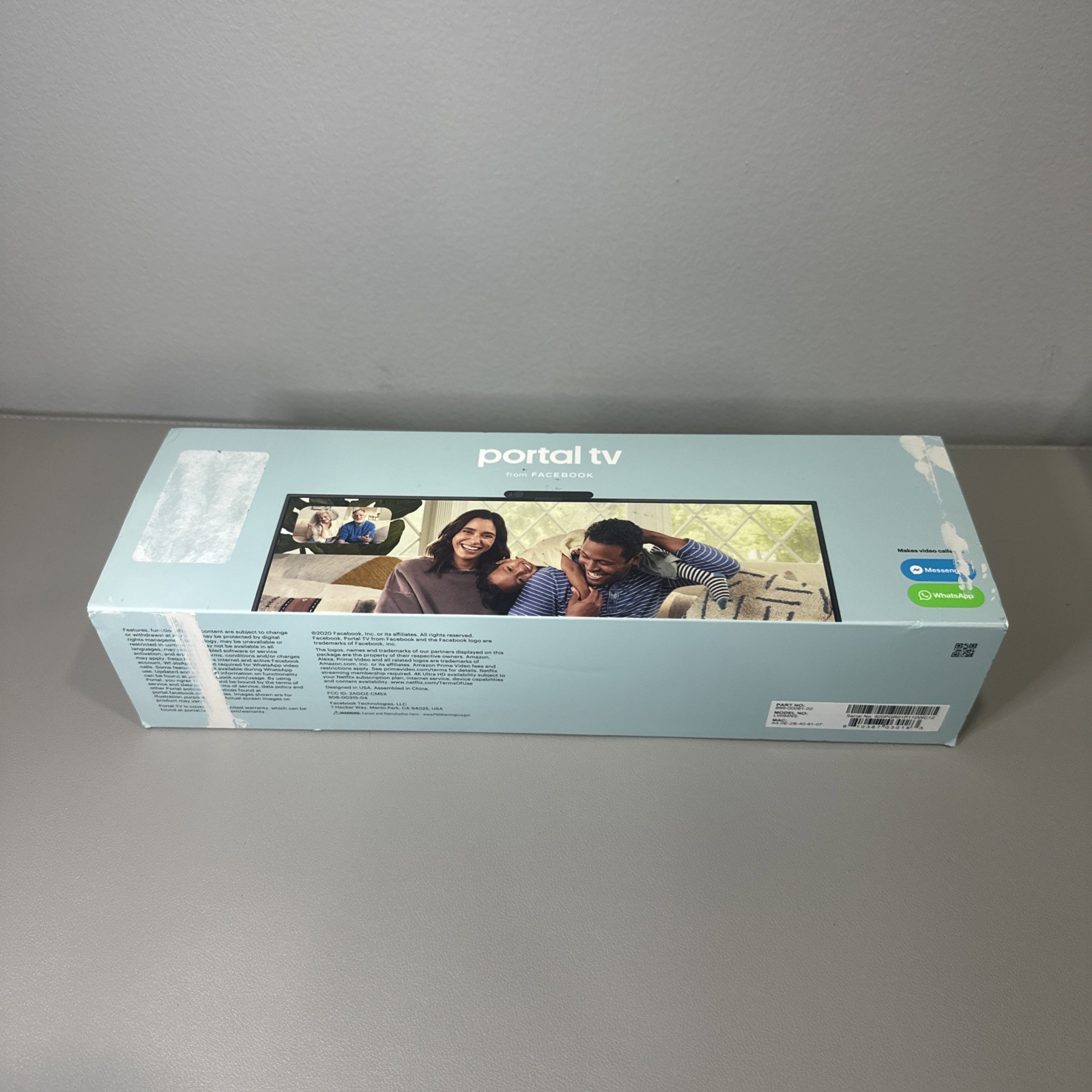Portal TV Smart Camera Digital Video Calling Model LW94NS Meta Facebook FaceTime