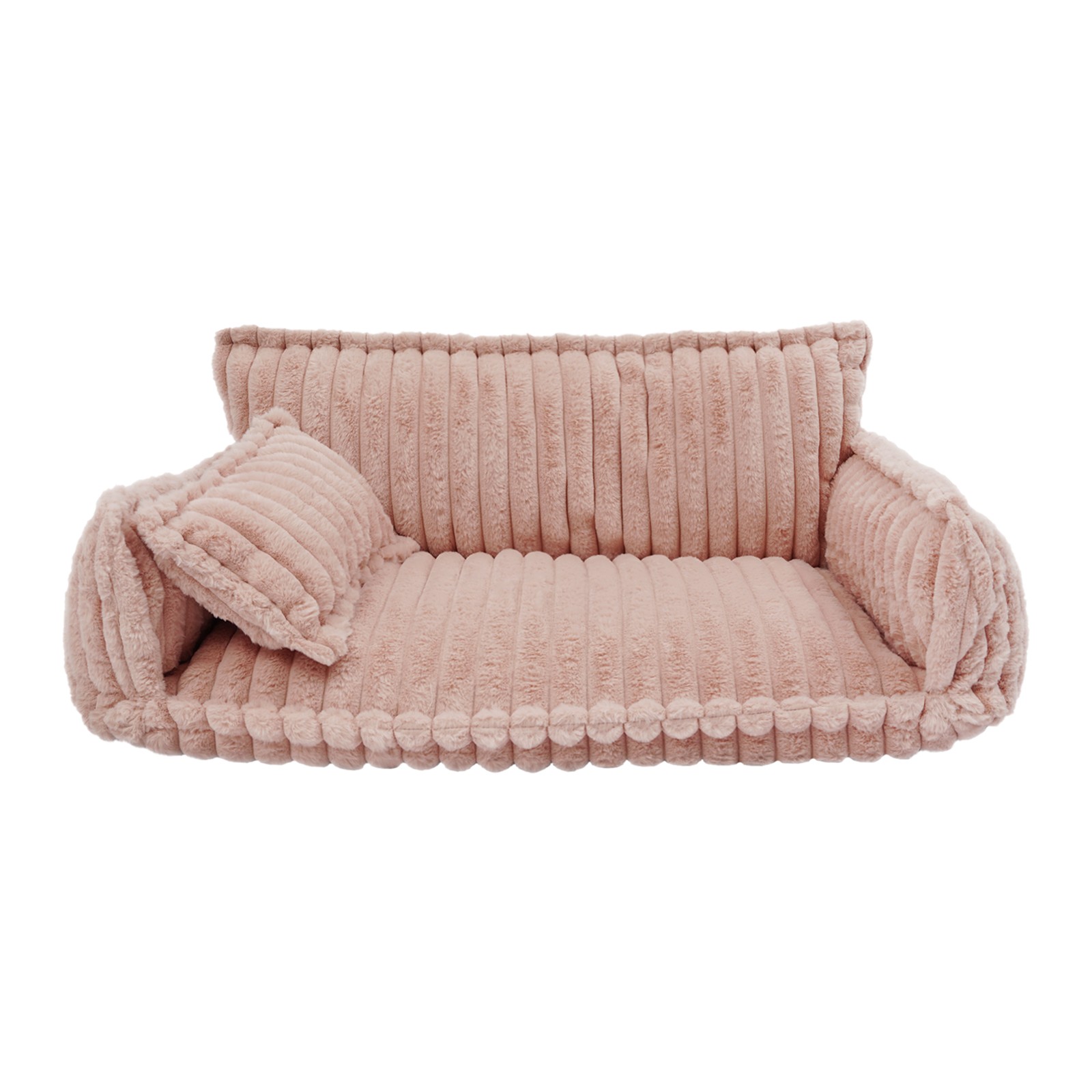 Pet Couch with Removable Washable Cover, Pet Couch Bed for Dog and Cat, Calming