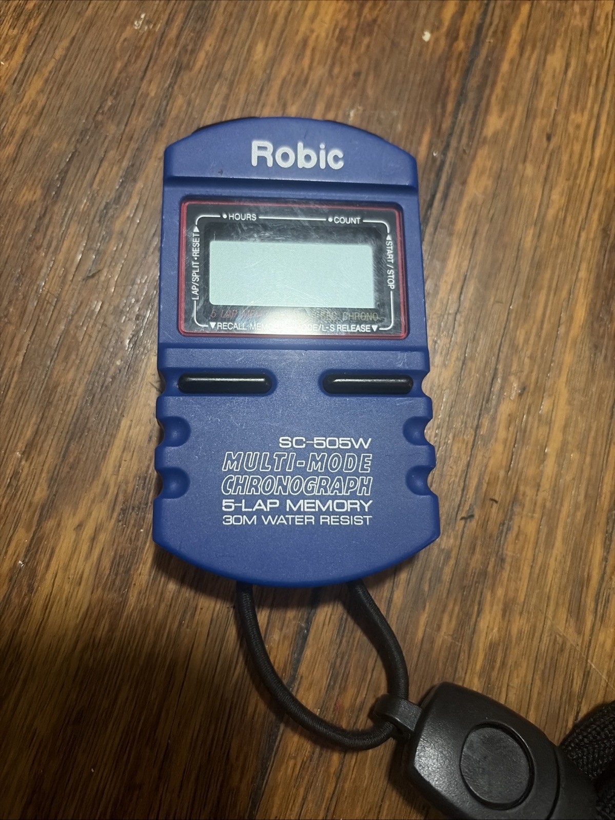 ROBIC Stopwatch SC-505W Multi-Mode Chronograph 12-Lap Memory