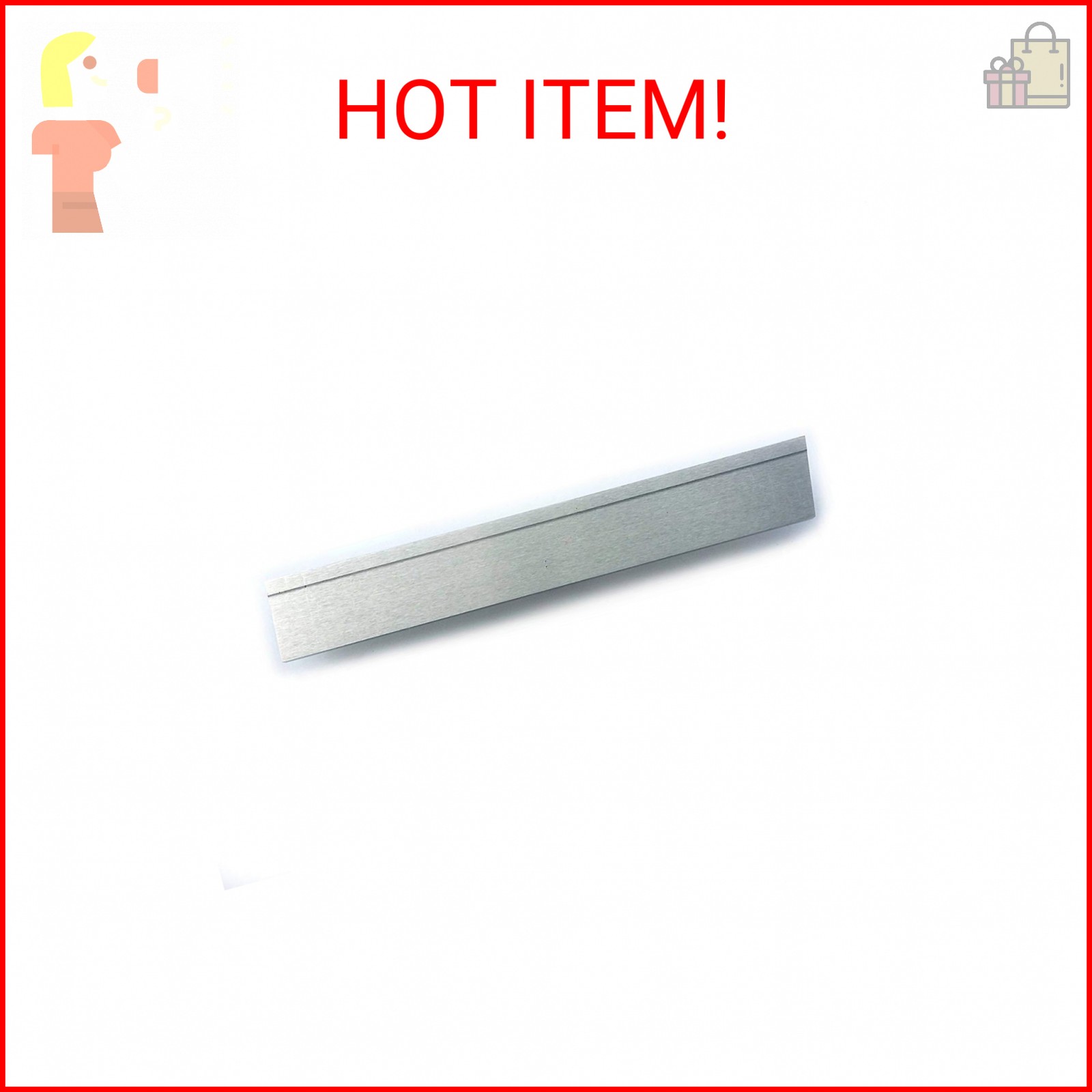 HHIP 2000-6020 3/32 x 1/2 x 4-1/2 Inch HSS Parallel Type Cut-Off Blade P2 (Pack