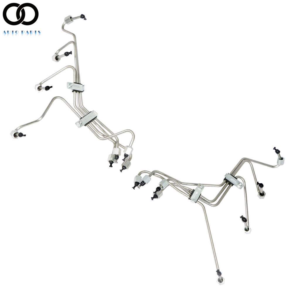 8pcs Fuel Injection Lines for Ford 1983-1993 1994 F-Series 6.9L 7.3L IDI Diesel