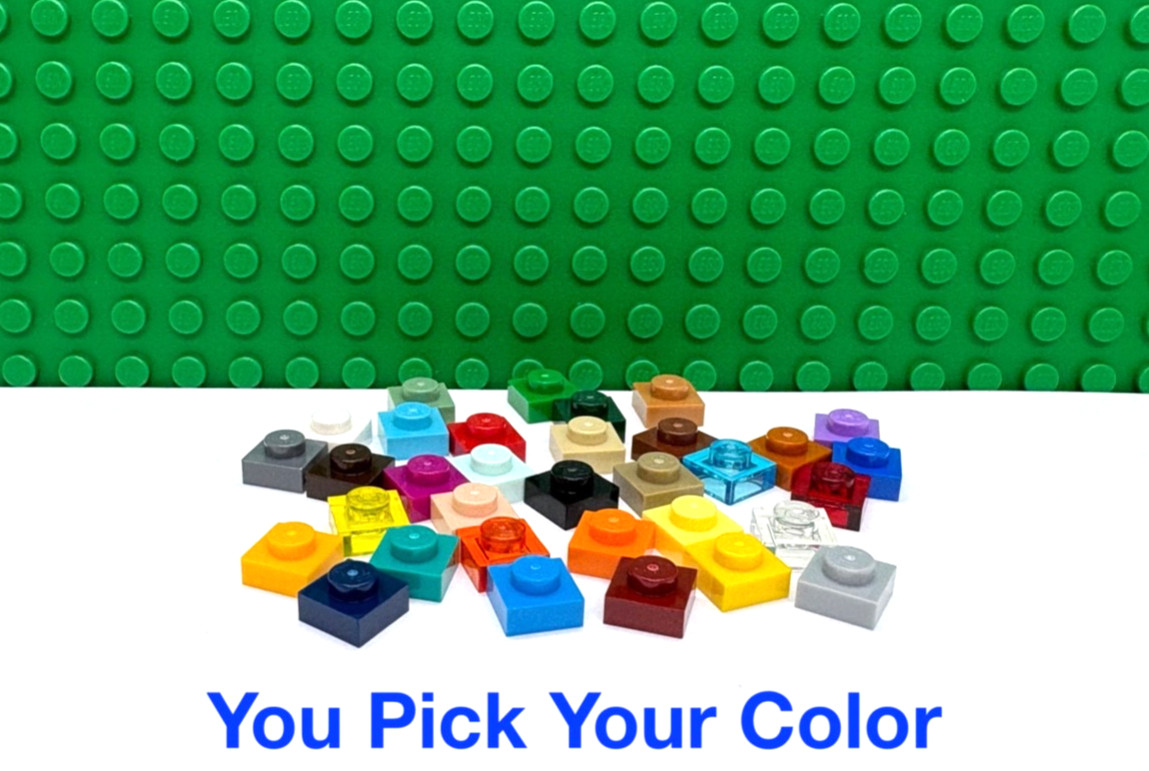 LEGO 1x1 Plate "You Pick Your Color and Qty" NEW