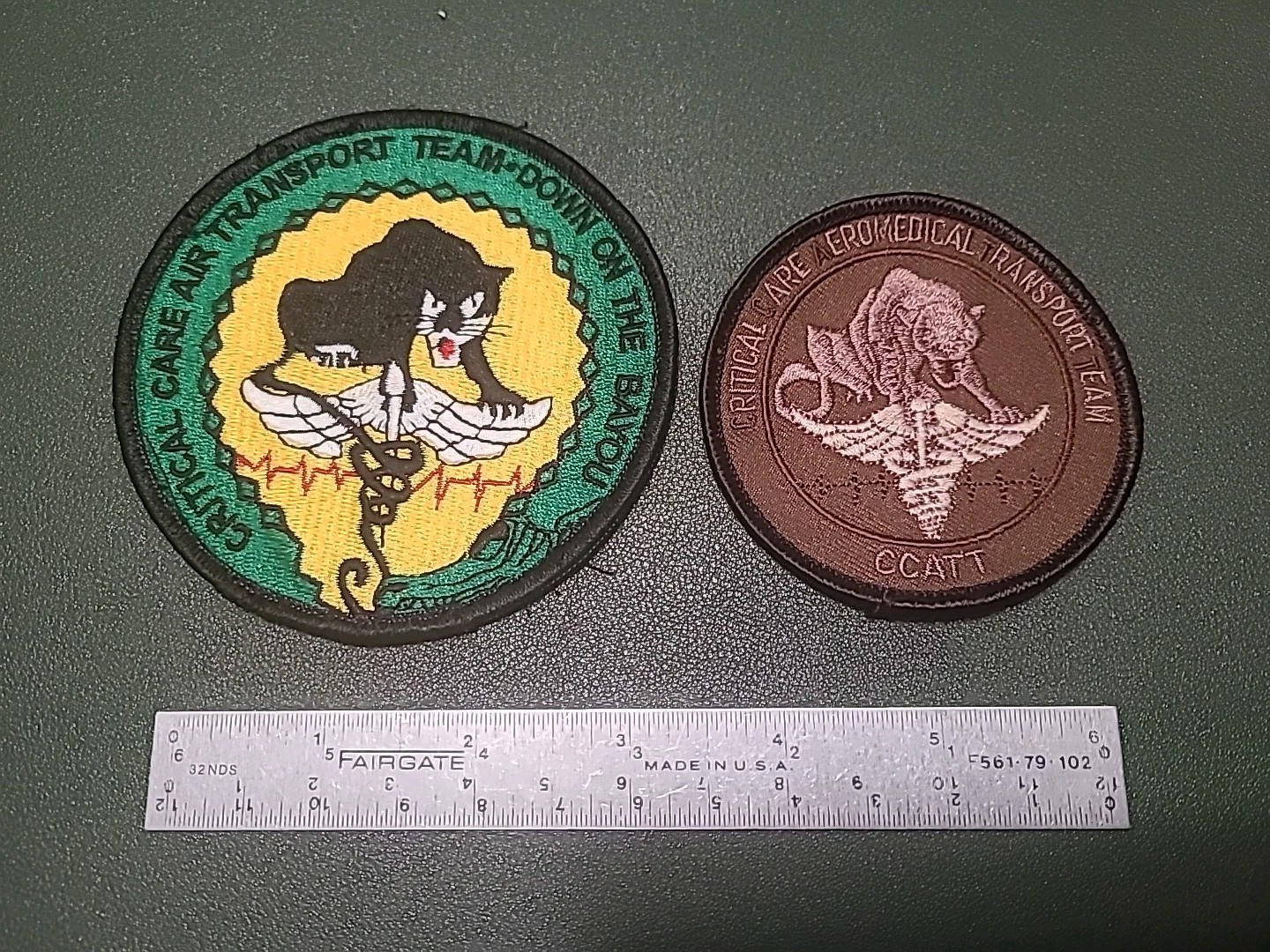 Critical Care Air Transport Team CCAT Medical Patch Air Force Bayou Louisiana MS