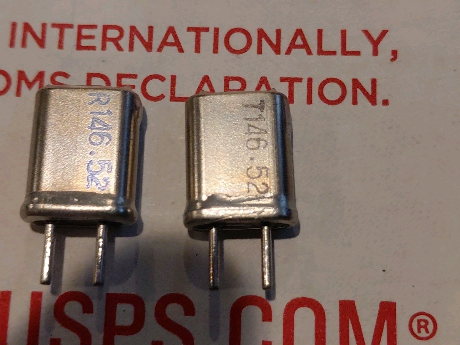 2 Meter ICOM T 146.52 MHz R 146.52 MHz Crystal HC-25/u Style .Estate Pht -ic 5