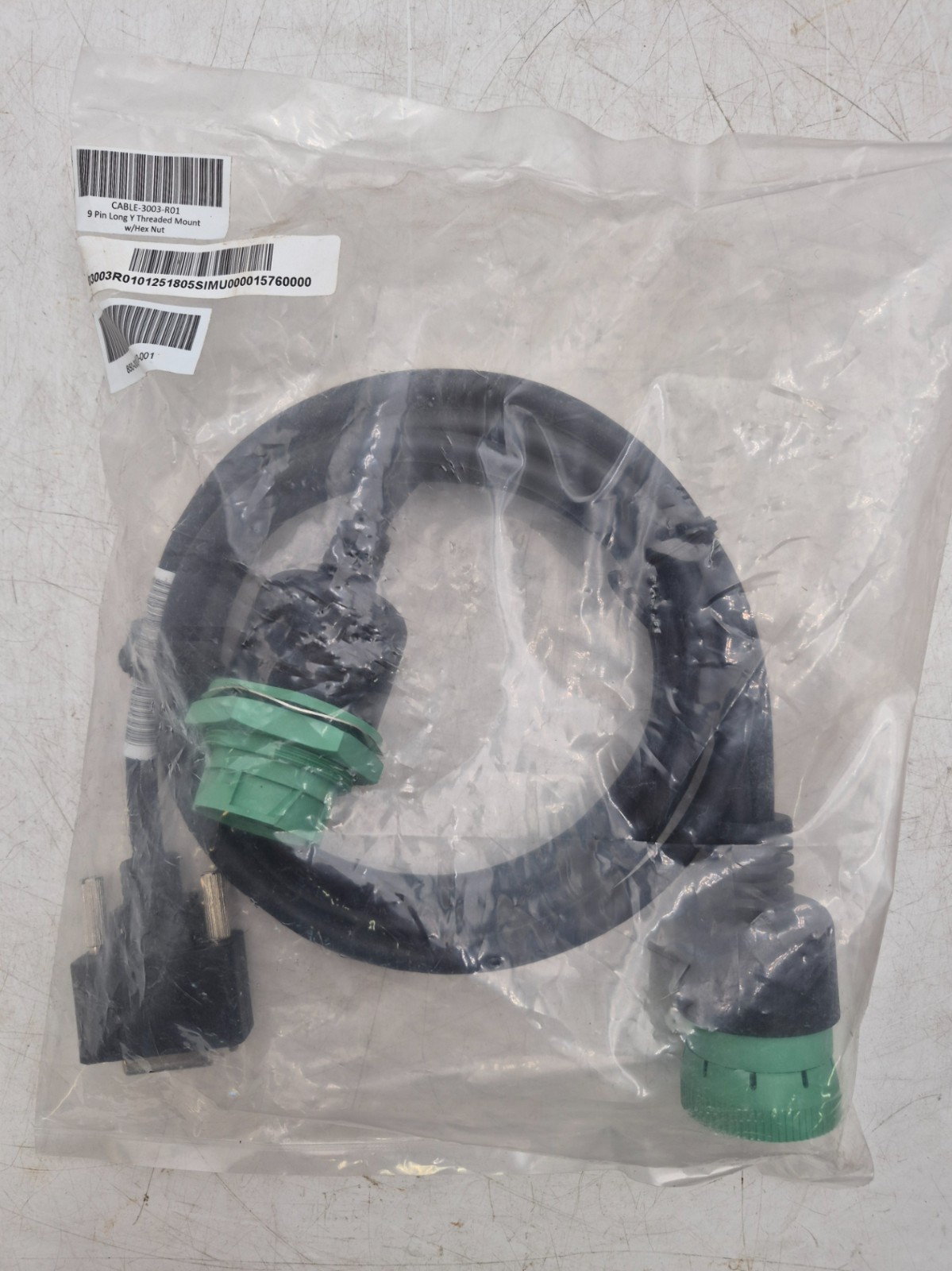 Cable 3003-R01 9 Pin Type long y threaded mount