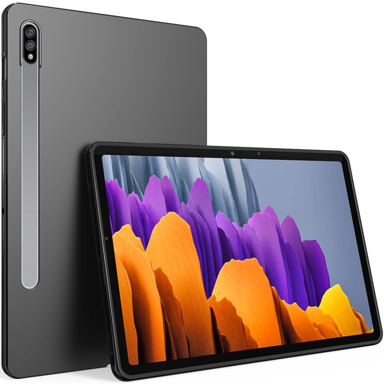 Case for Galaxy Tab S7&S8 11 Inch 2020&2022, Slim Design Matte TPU Rubber Sof...