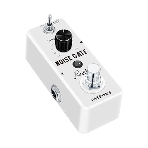 Rowin Noise Gate Pedal - Dual Mode Suppression for Pure White