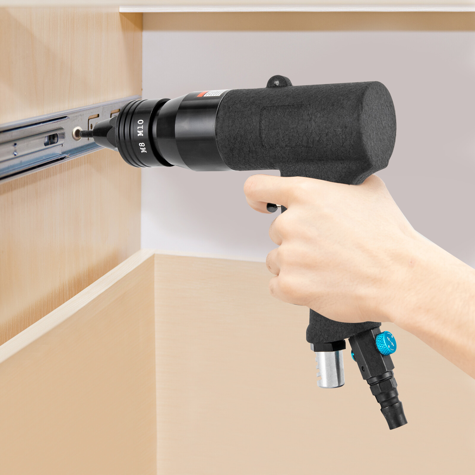 Pneumatic Rivet Nut Gun Professional Rivet Nut Pull Setter Riveting Machine