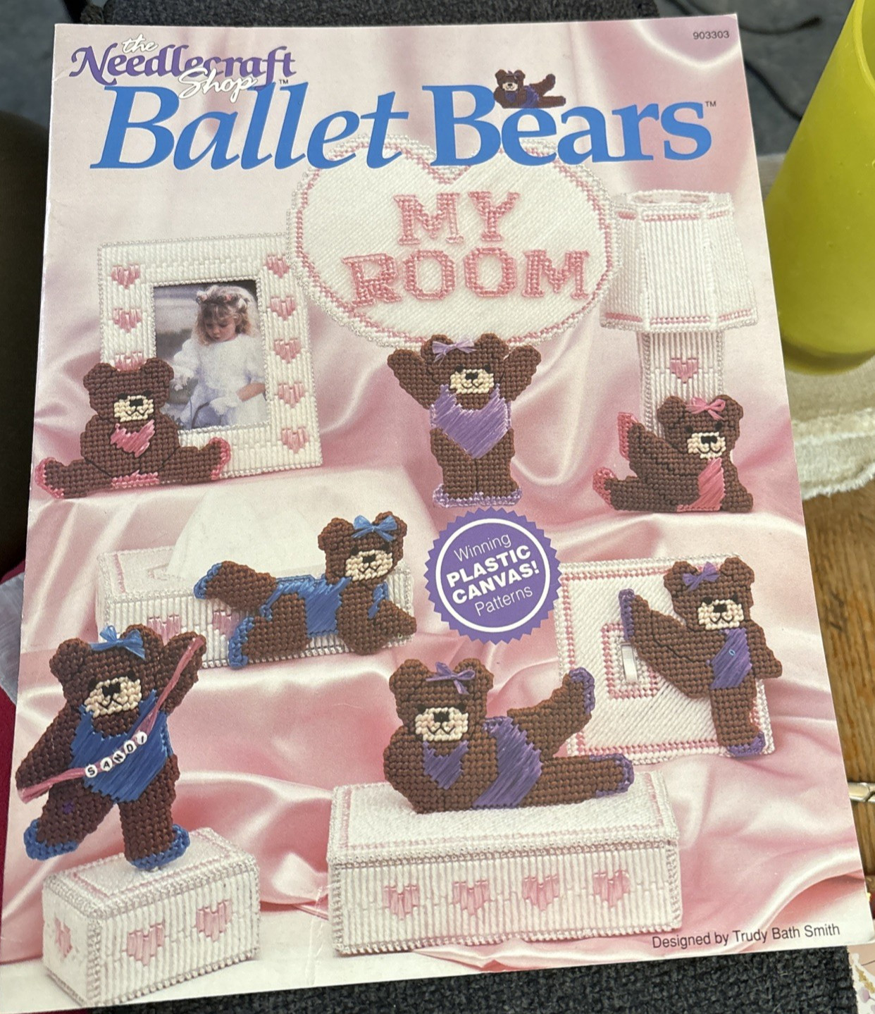 Vtg Rare The Needlecraft Shop BALLET BEARS Needlepoint 1991 Leaflet #903303