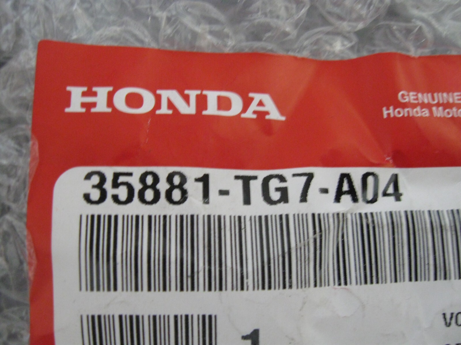 Genuine Honda 35881-TG7-A04 Engine Start/Stop Switch Assembly