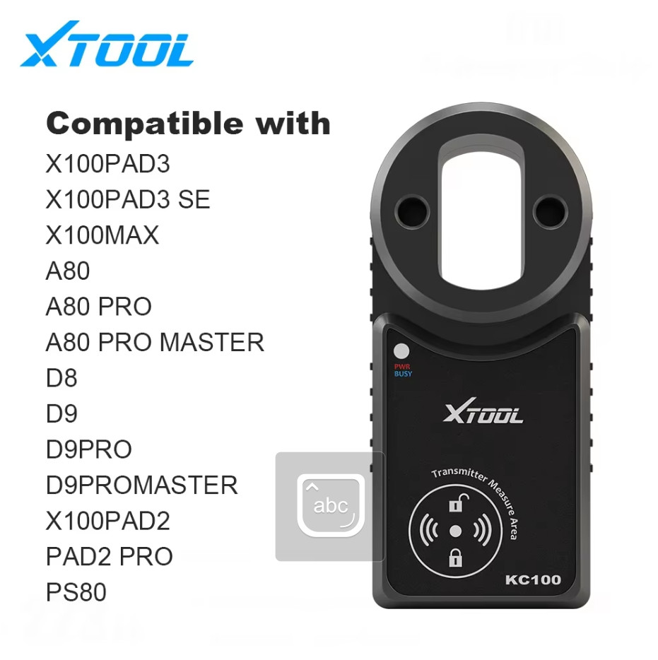 XTOOL KC100 Car Key Programmer for Volkswagen/Audi/BMW MQB Match for Scanners