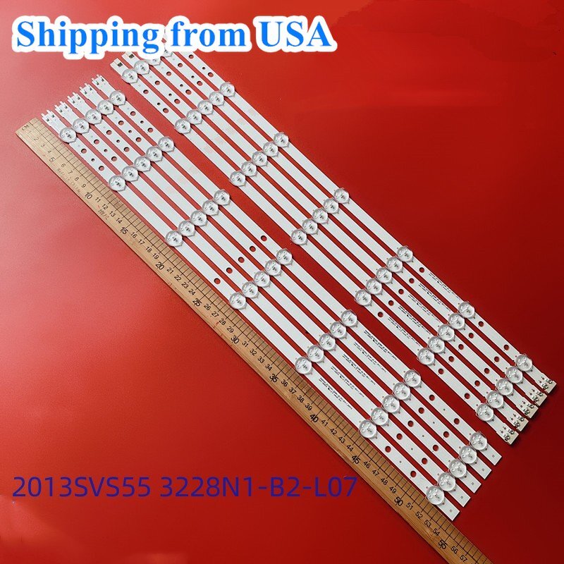 LED Strip(10) for UN55H6203 UN55J6200 BN96-28772A 28773A 39055A 30056A UN55H6103