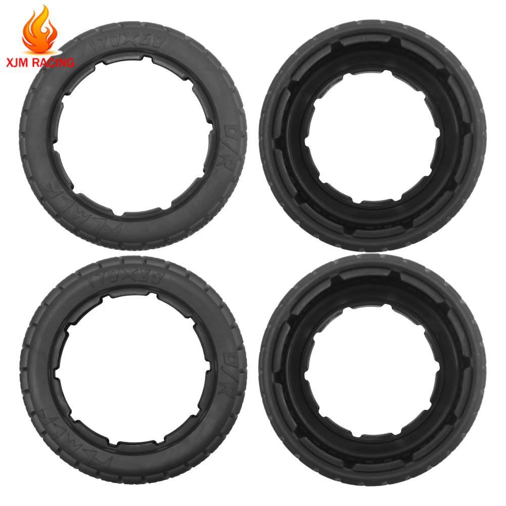 4pcs Front and Rear Tires Skin for 1/5 HPI BAJA KM ROFUN RV 5B RC CAR PARTS