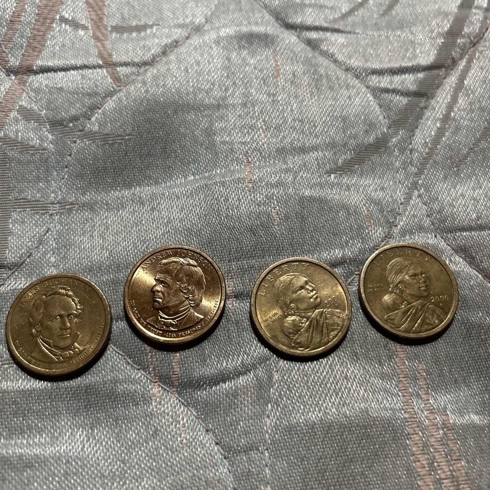 8 Old One dollar Gold Coins