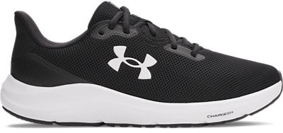Under Armour Men's UA Charged Pursuit 4  Black/Black/White - 3028254-001, Black/