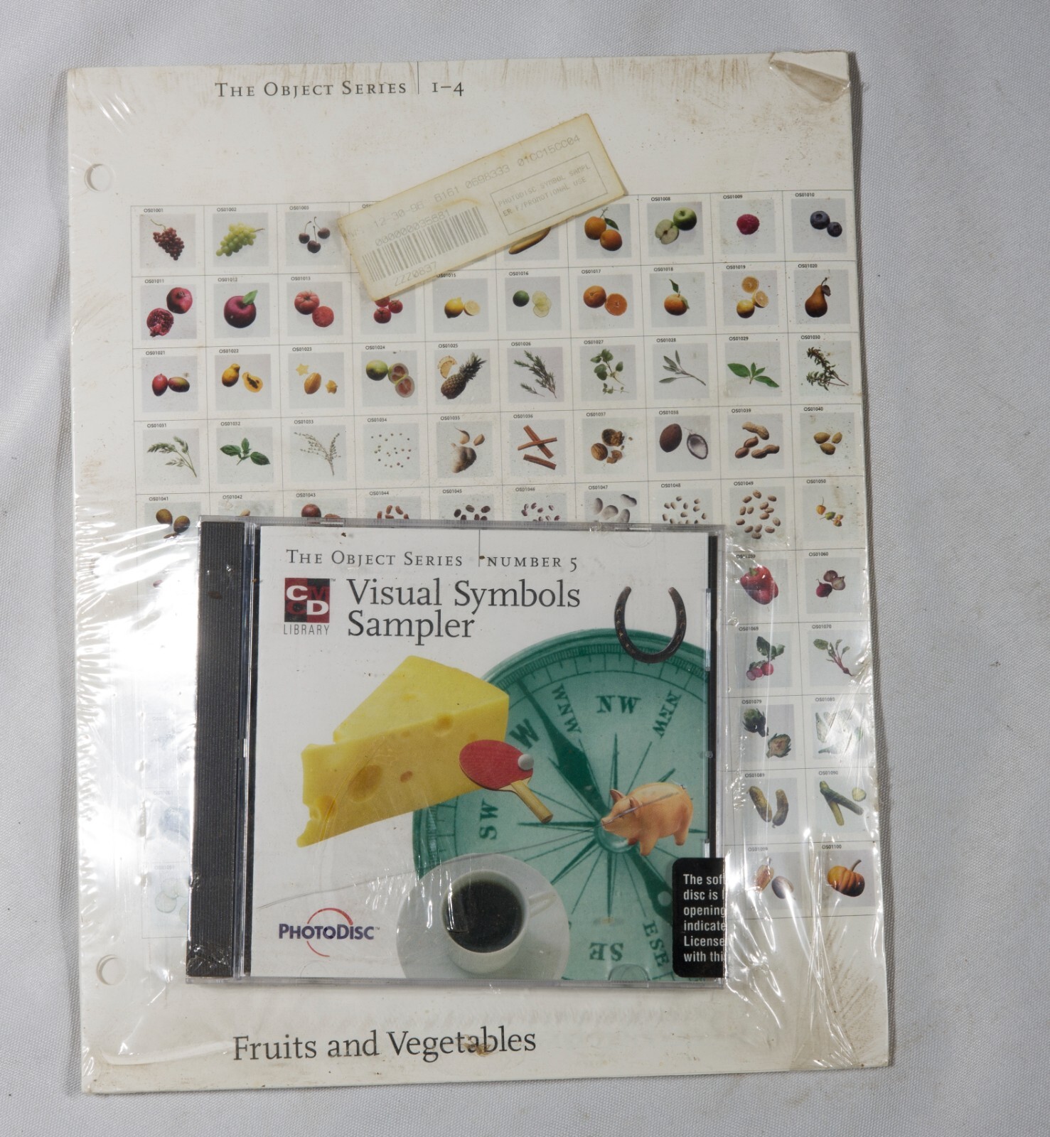 Vintage PhotoDisc Number 5 Fruits and Vegetables CD-ROM NEW NOS ST533B39