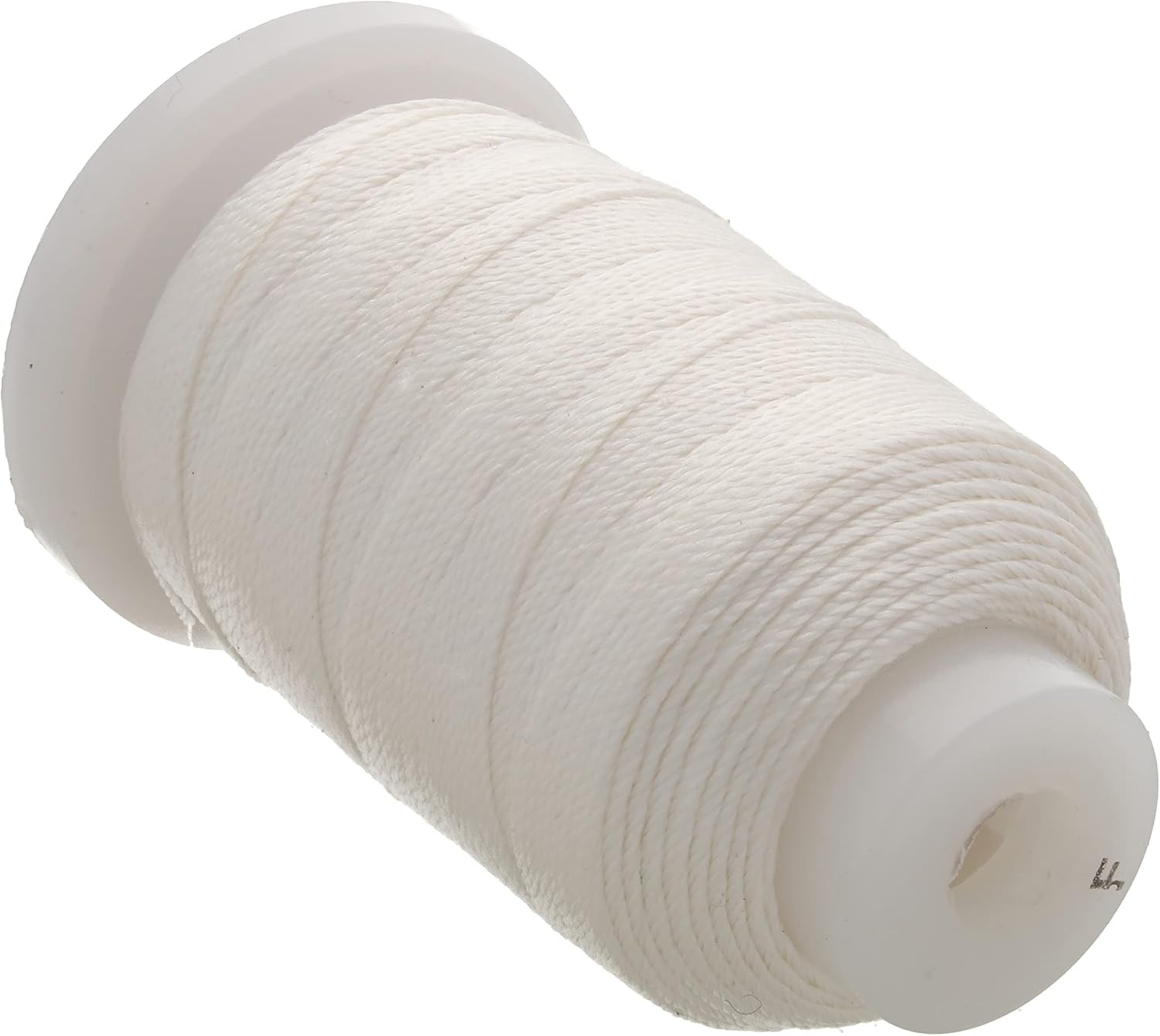 The Beadsmith Pure Silk Cord – White, Size F (0.348 Mm/0.0137”), 140 Yards (420